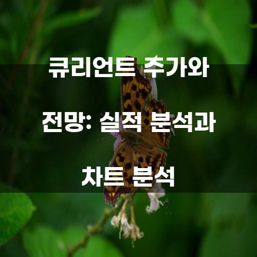 큐리언트 주가와 전망: 실적 분석과 차트 분석