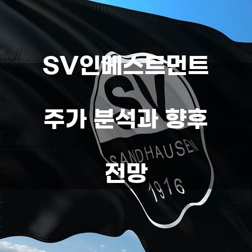 SV인베스트먼트 주가 분석과 향후 전망