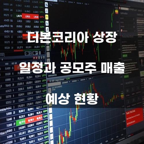 더본코리아 상장 일정과 공모주 매출 예상 현황