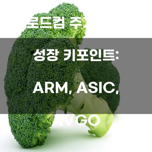 브로드컴 주가 전망과 성장 키포인트: ARM, ASIC, AVGO