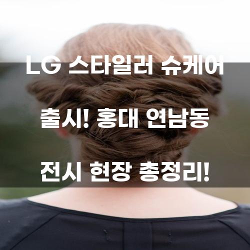 LG 스타일러 슈케어 출시! 홍대 연남동 전시 현장 총정리!
