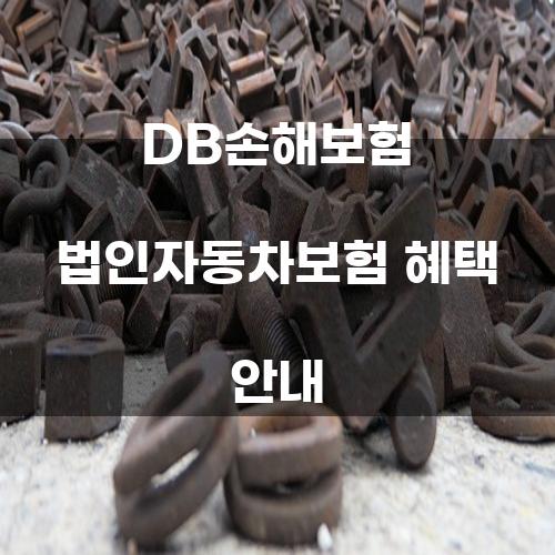 DB손해보험 법인자동차보험 혜택 안내