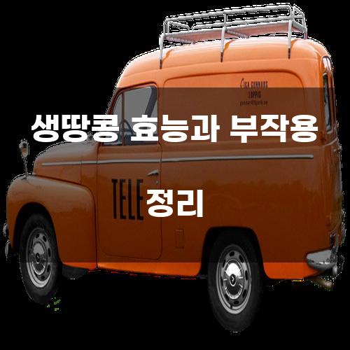 생땅콩 효능과 부작용 정리