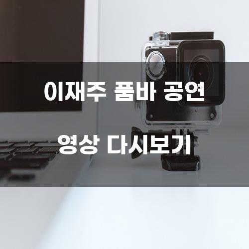 이재주 품바 공연 영상 다시보기