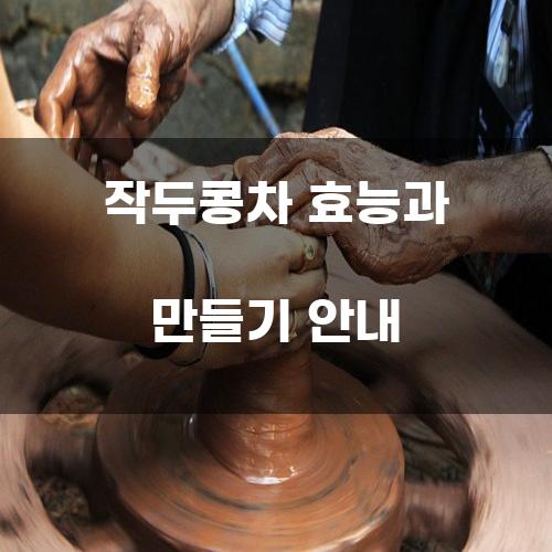 작두콩차 효능과 만들기 안내