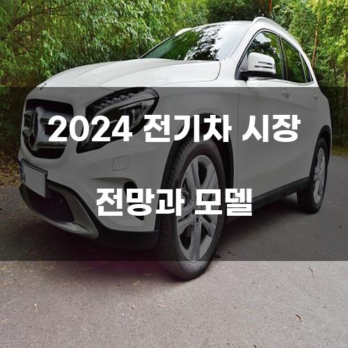 2024 전기차 시장 전망과 모델