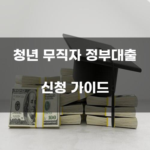 청년 무직자 정부대출 신청 가이드